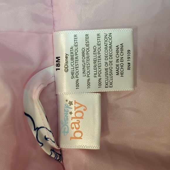 NWT Disney Baby Pink Minnie Mouse Snowsuit - 18 Months - Picture 12 of 14